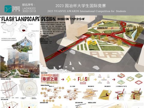 FLASH——奉贤新城CAZ城市中心绿地设计