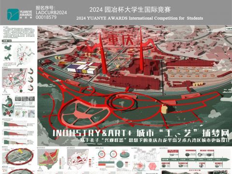 INDUSTRY&ART+ 城市“工、艺”捕梦网——基于孔子“兴观群怨”思想下的重庆九龙半岛艺术大湾区城市更新设计