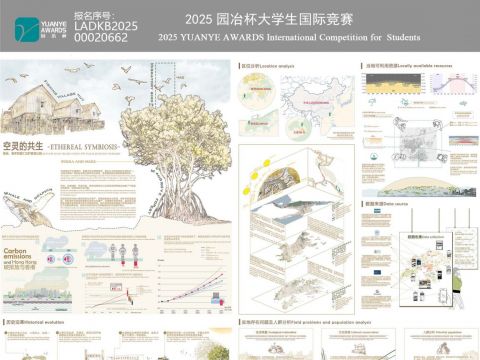 空灵的共生--陆地、海洋双碳汇互护景观公园