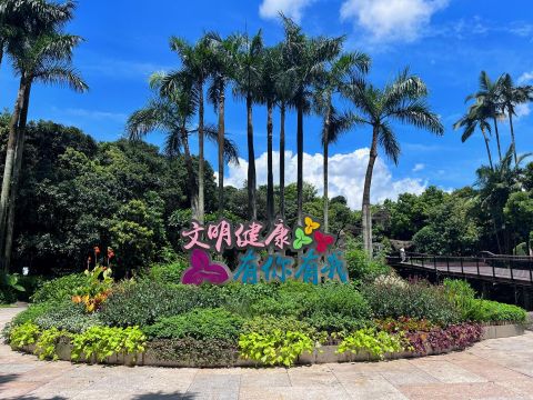 深圳市荔枝公园东门花境设计