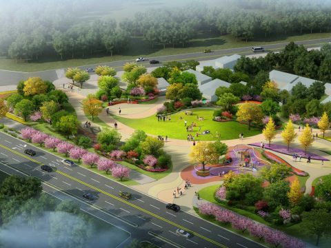 平舆县县城绿地景观提升改造工程设计施工一体化项目（EPC）