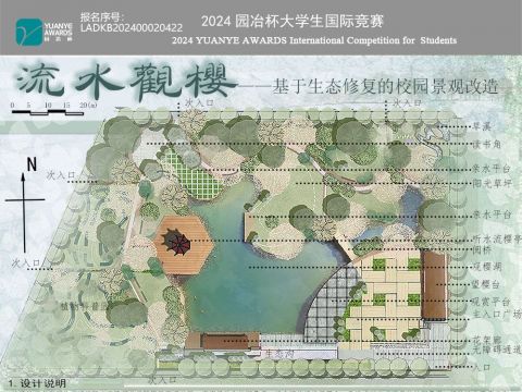 流水观樱——基于生态修复的校园景观改造