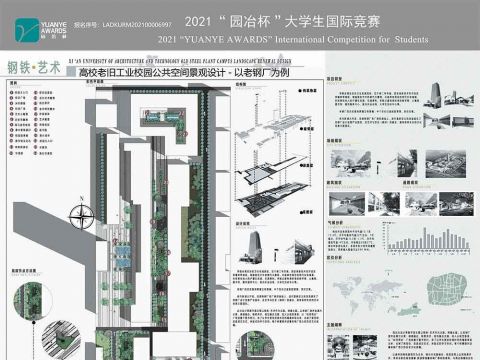 高校老旧工业校园公共空间景观设计-以老钢厂为例