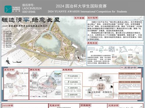 碳迹清零,绿意长盈—— 吉林省松原市孝庄祖陵配套公园设计