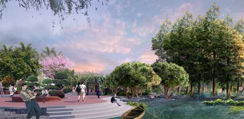 草庵公园荷花池核心区景观设计