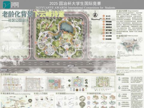 老龄化背景下云峰诗意社区公园设计