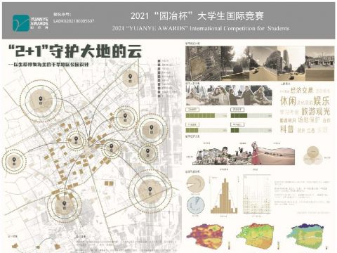 ”2+1“守护大地的云--以生态修复为主的干旱地区公园设计