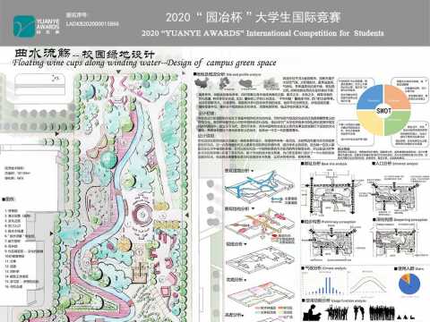 “曲水流觞”--校园绿地设计