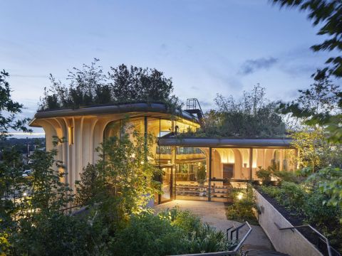 2021 Architizer A 获奖｜Heatherwick Studio: 英国利兹麦琪癌症护理中心