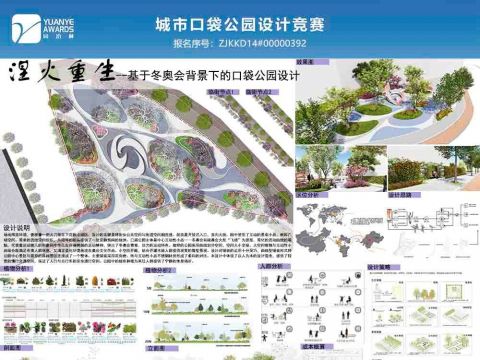 涅火重生--基于冬奥会背景下的口袋公园设计