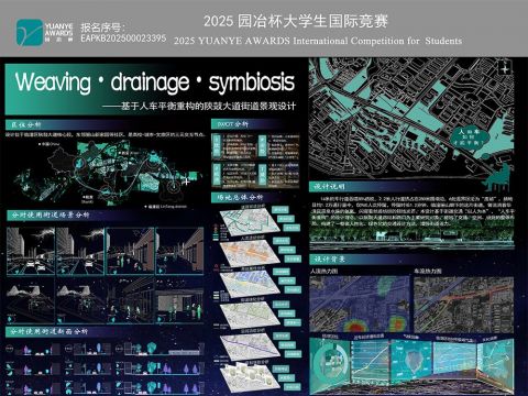 织补·引流·共生 ——基于人车平衡重构的陕鼓大道街道景观设计