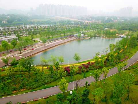 长沙市望城区“一路一园”建设工程项目银星湾公园