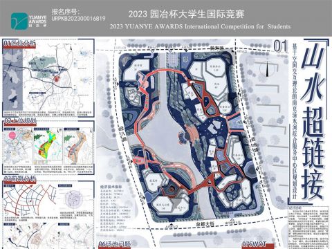 “山水超链接”——基于空间交互理论的南京汤水河综合服务中心区规划设计