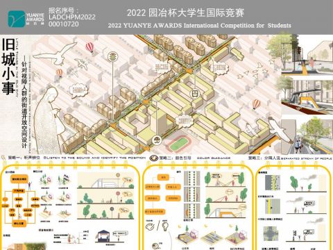 旧城小事——针对视障人群的街道开放空间设计