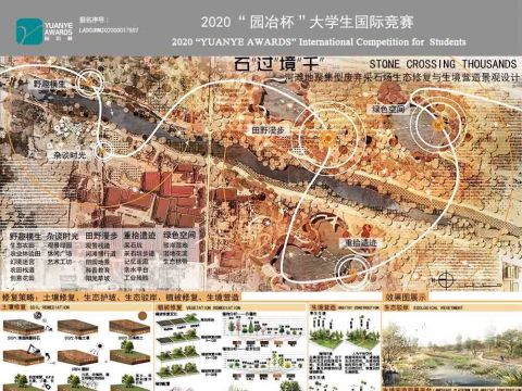 石“过”境“千”---河滩地聚集型废弃采石场生态修复与生境营造景观设计