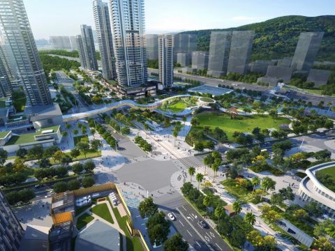 前海铁路公园 - 19单元公共空间一体化城市设计