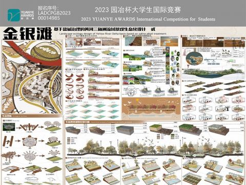 金银滩——基于盐碱治理的黄河三角洲流域景观生态化设计研究