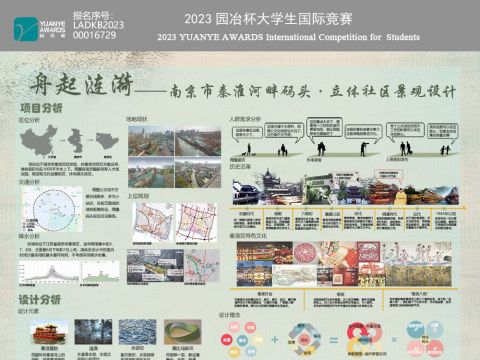 舟起涟漪——南京市秦淮河畔码头·立体社区景观设计