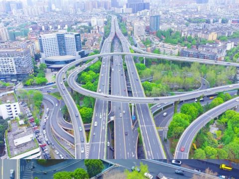 成都市公园城市绿化事业发展中心2021年大运会氛围营造-二环永丰立交桥桥区公园城市