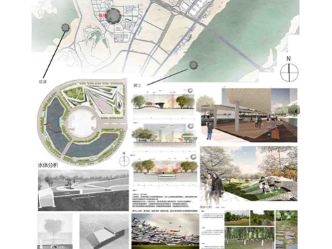 校园图书馆周边场地景观设计