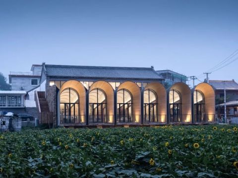 袈蓝建筑 | 田岗乡村会客厅