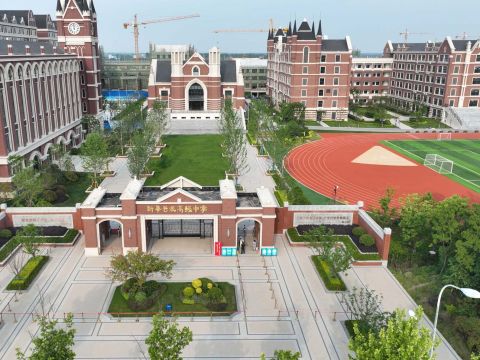 合肥新华北城外国语学校景观工程