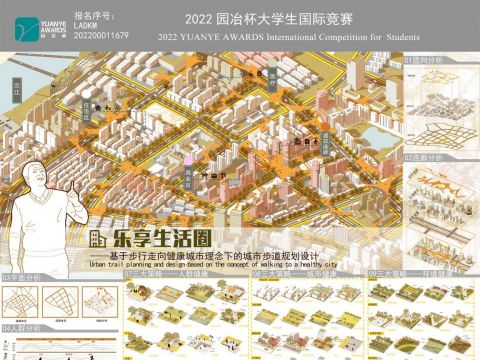 乐享生活圈—基于步行走向健康城市理念下的城市步道规划设计