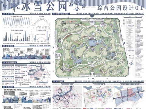 冰雪公园——综合城市公园绿地设计