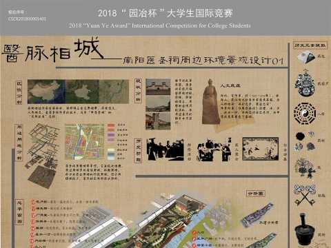 医脉相城——南阳市医圣祠周边环境景观