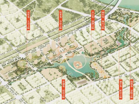 眉山中央公园规划设计