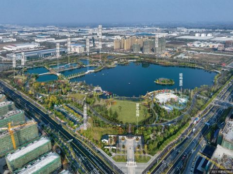 苏滁现代产业园苏州公园(良塘湖)景观绿化设计及银杏公园提升设计