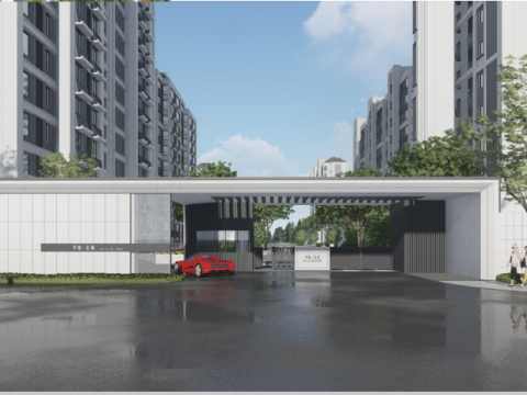 华地学赋名苑景观、雨污水工程