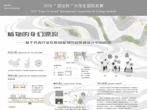 植物的奇幻漂流——基于芳香疗法的校园屋顶花园设计