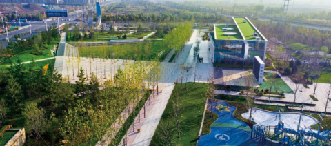 济南鲁能唐冶体育公园展示区景观设计