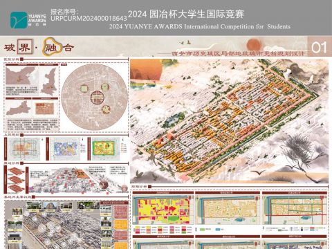 破界·融合——西安市历史城区局部地段城市更新规划设计