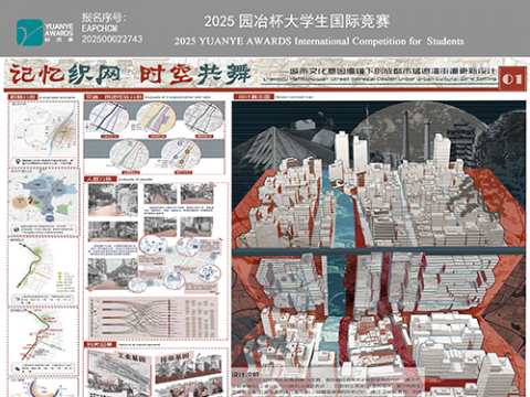 记忆织网，时空共舞--城市文化基因编辑下的成都市猛追湾街道更新设计