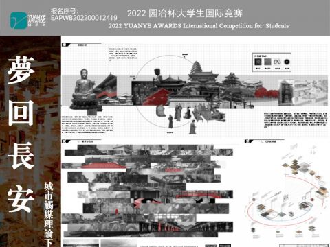 梦回长安--城市触媒理论下的唐长安城  元·空间叙事性探索