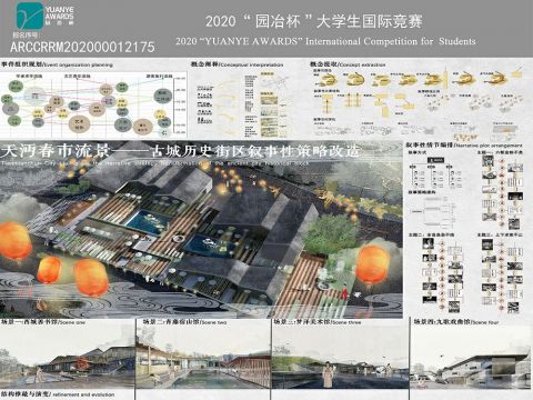 天沔春市流景——古城历史街区叙事性策略改造