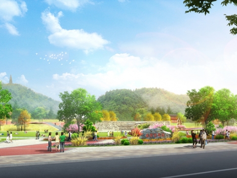 “第五届贵州小城镇发展大会”主会场景观设计