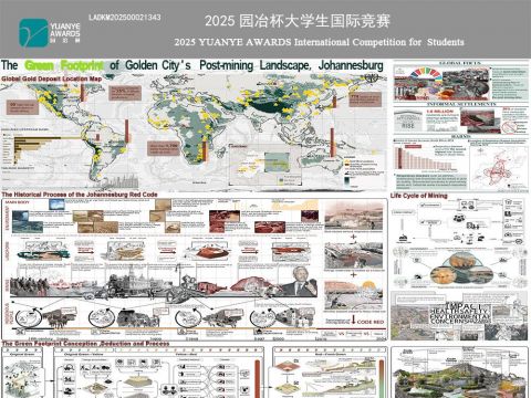 黄金之城·涅槃 ：约翰内斯堡地区尾矿的更新计划（The Green Footprint of Golden City's Post-mining Landscape, Johannesburg）