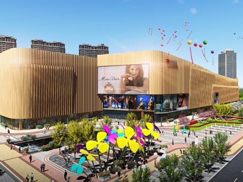 哈尔滨银泰城商业综合体景观设计