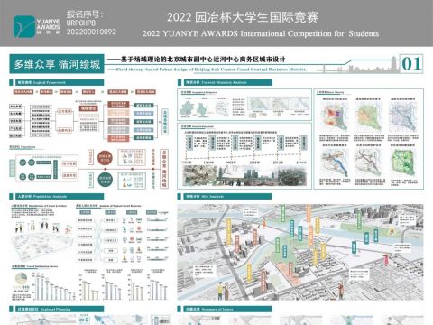 《多维众享 循河绘城——基于场域理论的北京城市副中心运河中心商务区城市设计》