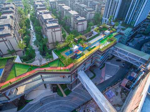 龙湖U城天街屋顶花园