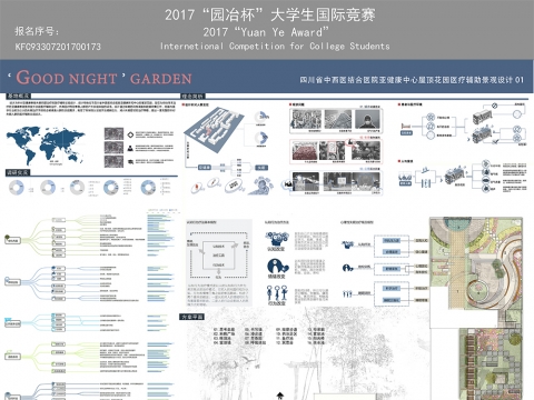 Good Night Garden—四川省中西医结合医院亚健康中心屋顶花园医疗辅助景观设计