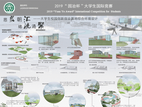 思泉朝汇，绪流涌聚——大学生校园创新创业基地综合环境设计
