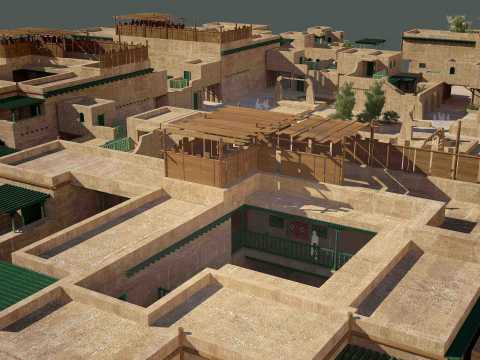 绵阳元素环艺设计有限公司+“美丽乡村”——新疆喀什传统民居建筑模块化设计 - 副本