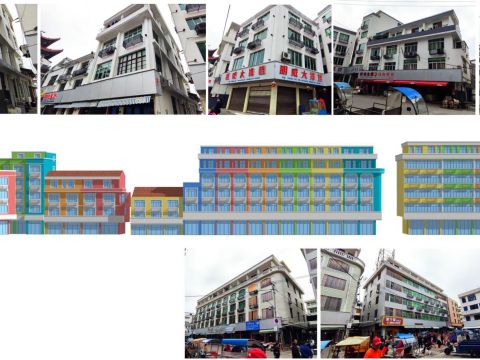 苍南168 黄金海岸线（炎亭-大渔）公路及配套工程 -炎亭滨海风情小镇外立面改造提升工程