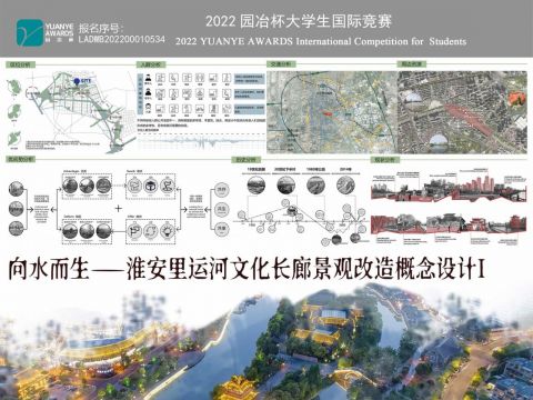 向水而生——淮安里运河文化长廊景观改造概念设计