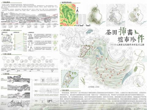 茶田[插]画，墟市珍[件]