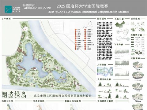 烟波绿岛—北京市顺义区温榆河公园植物景观规划设计
